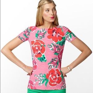 Lilly Pulitzer Lana Top in Hotty Pink